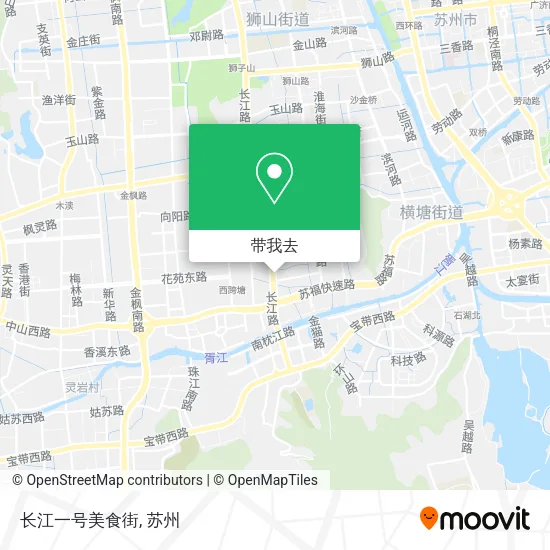 长江一号美食街地图