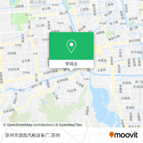 苏州市源昌汽检设备厂地图
