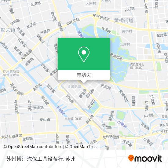 苏州博汇汽保工具设备行地图