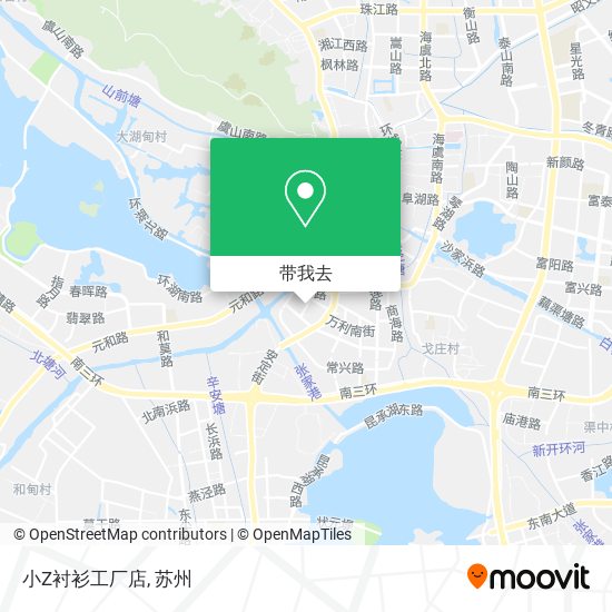 小Z衬衫工厂店地图