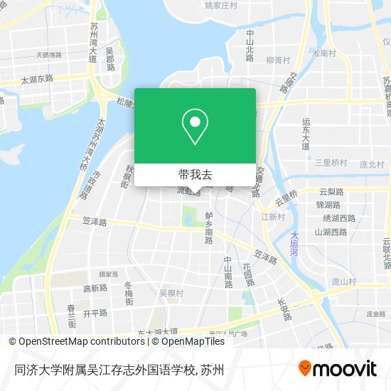同济大学附属吴江存志外国语学校地图