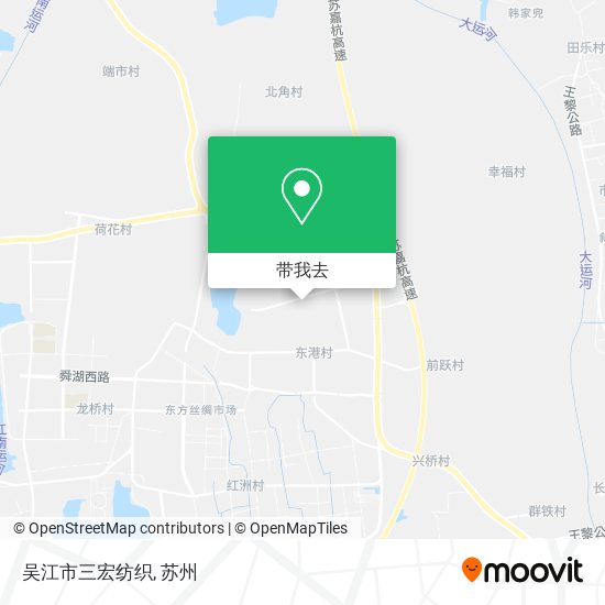 吴江市三宏纺织地图