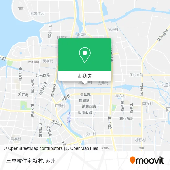 三里桥住宅新村地图