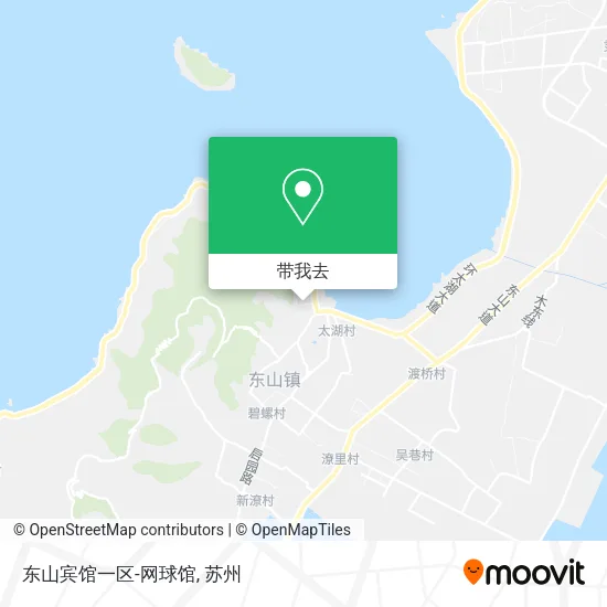 东山宾馆一区-网球馆地图