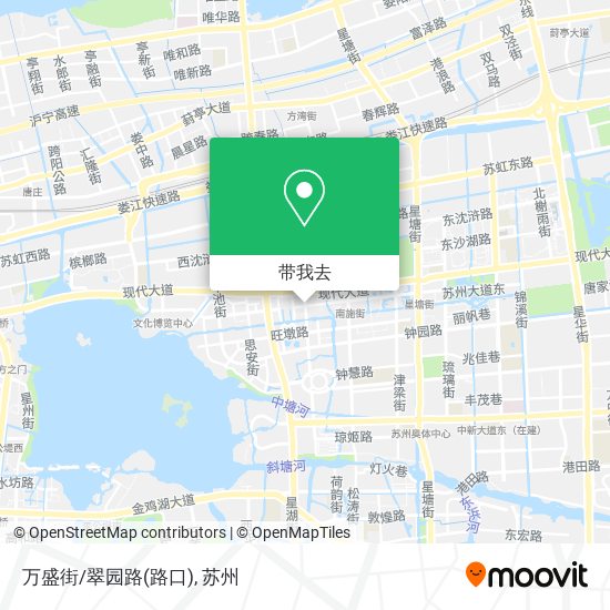 万盛街/翠园路(路口)地图