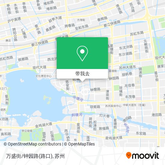 万盛街/钟园路(路口)地图