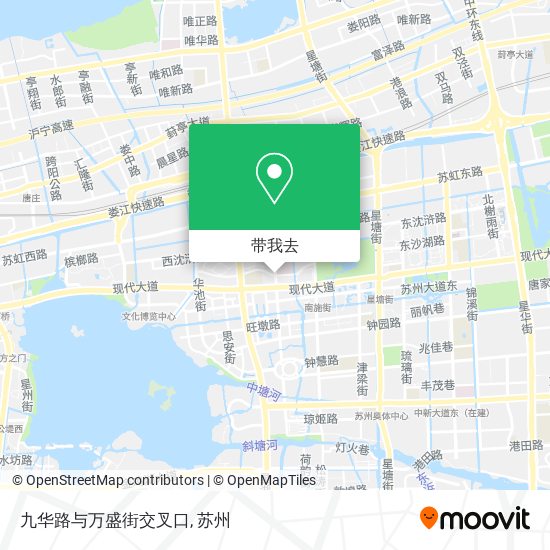 九华路与万盛街交叉口地图