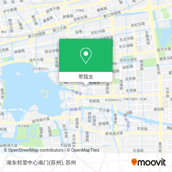 湖东邻里中心南门(苏州)地图