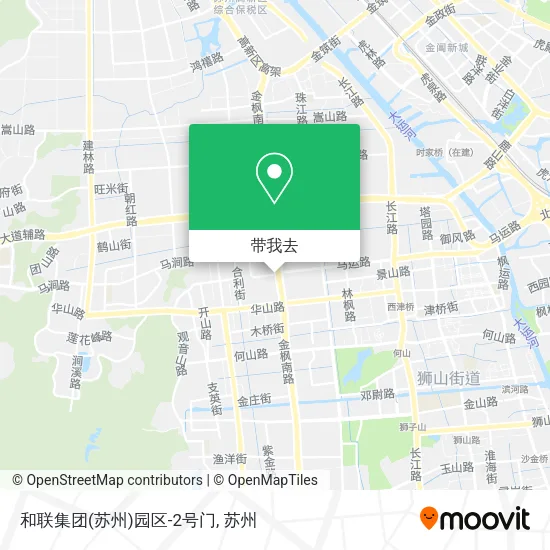和联集团(苏州)园区-2号门地图