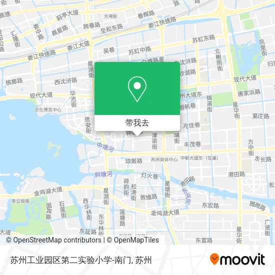 苏州工业园区第二实验小学-南门地图