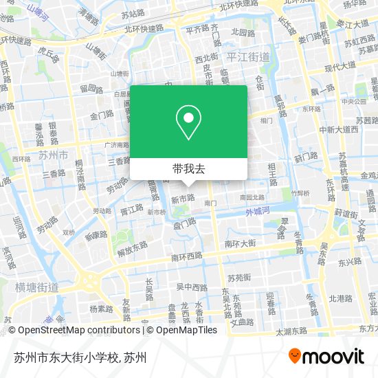 苏州市东大街小学校地图