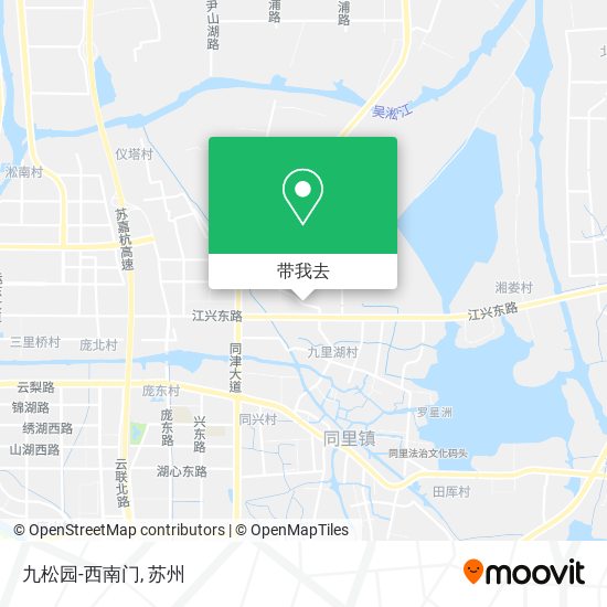 九松园-西南门地图