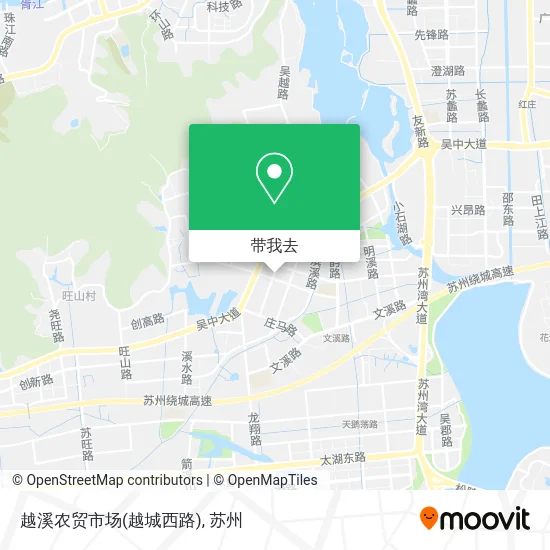 越溪农贸市场(越城西路)地图