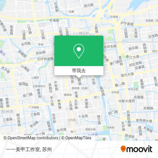 一一美甲工作室地图