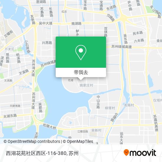 西湖花苑社区西区-116-380地图