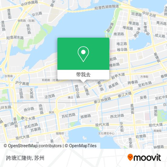 跨塘汇隆街地图