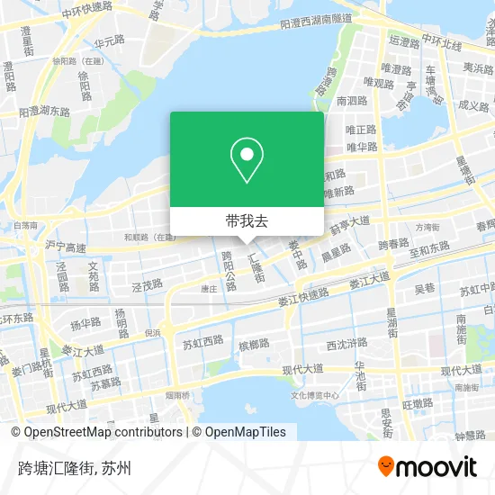 跨塘汇隆街地图