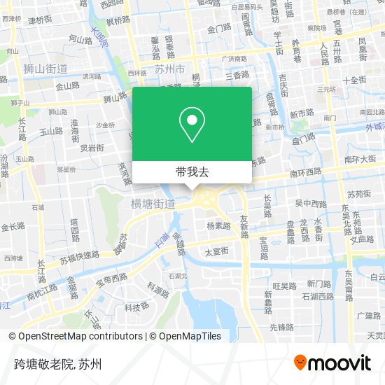 跨塘敬老院地图