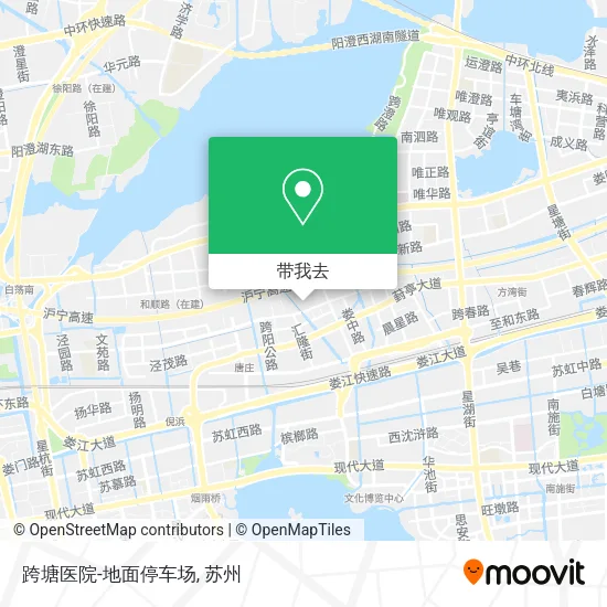 跨塘医院-地面停车场地图
