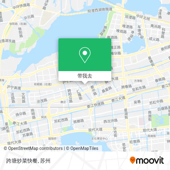 跨塘炒菜快餐地图