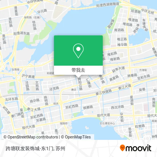 跨塘联发装饰城-东1门地图