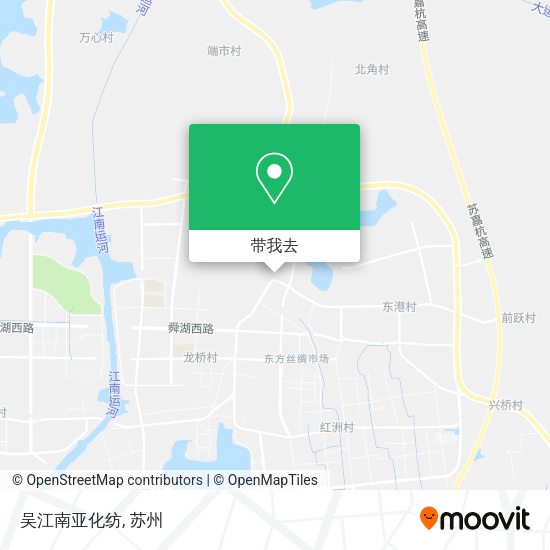 吴江南亚化纺地图