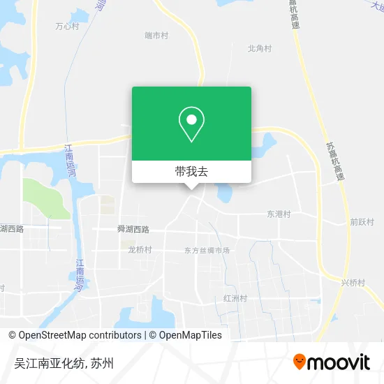 吴江南亚化纺地图