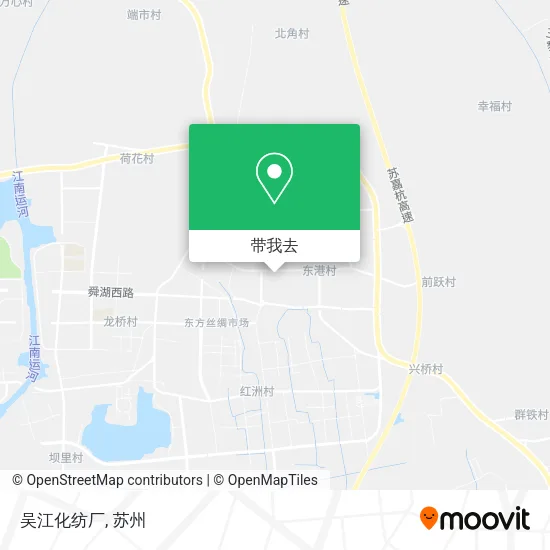 吴江化纺厂地图