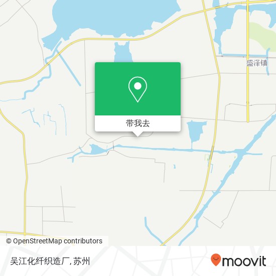 吴江化纤织造厂地图
