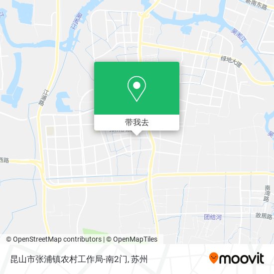 昆山市张浦镇农村工作局-南2门地图