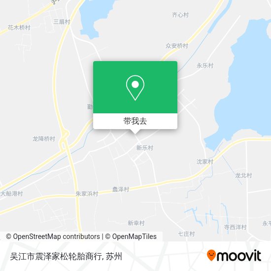 吴江市震泽家松轮胎商行地图