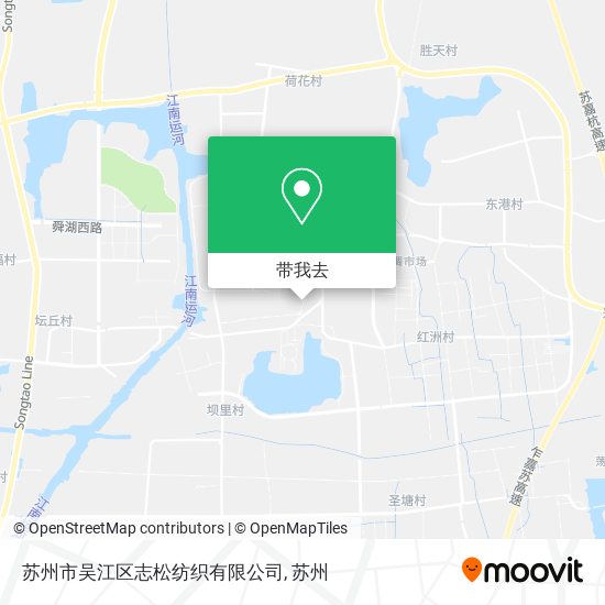 苏州市吴江区志松纺织有限公司地图