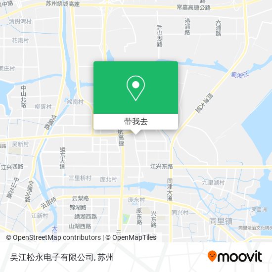 吴江松永电子有限公司地图