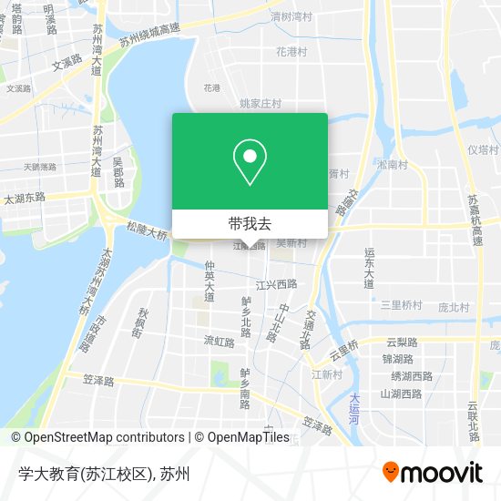 学大教育(苏江校区)地图