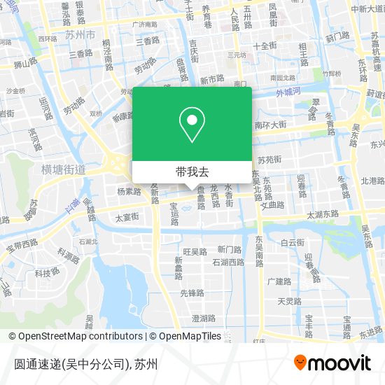 圆通速递(吴中分公司)地图