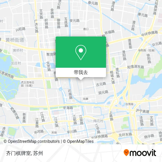 齐门棋牌室地图