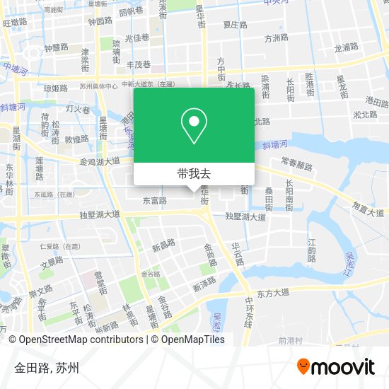 金田路地图