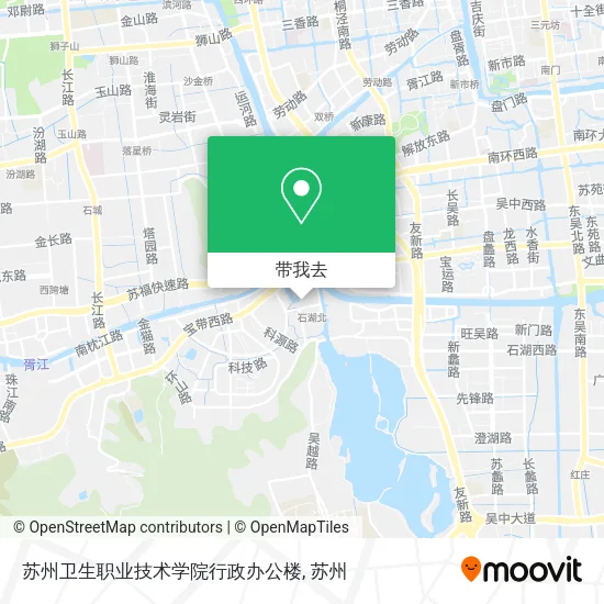 苏州卫生职业技术学院行政办公楼地图