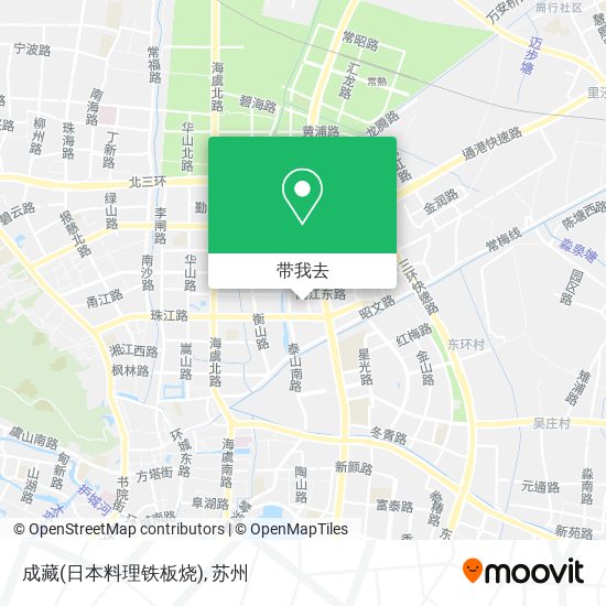 成藏(日本料理铁板烧)地图