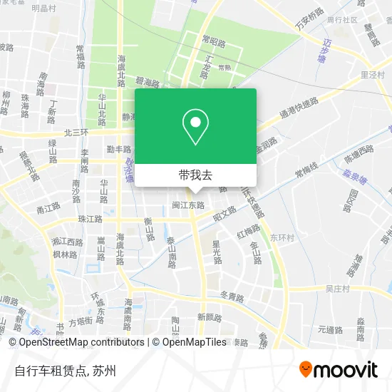 自行车租赁点地图