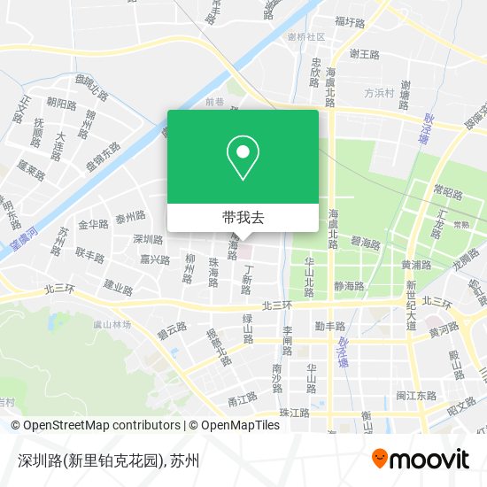 深圳路(新里铂克花园)地图