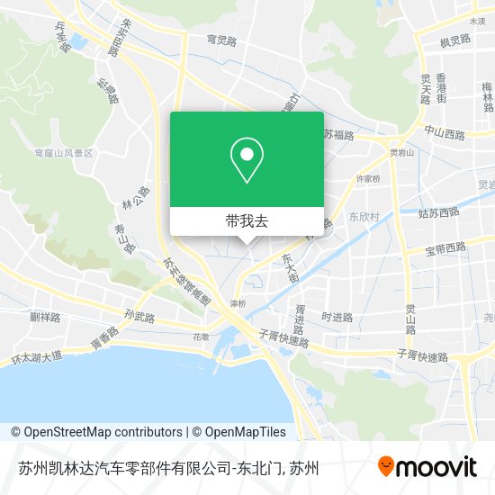 苏州凯林达汽车零部件有限公司-东北门地图