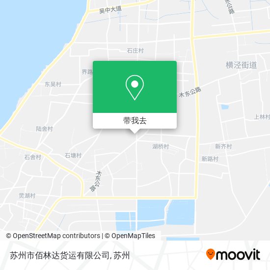 苏州市佰林达货运有限公司地图