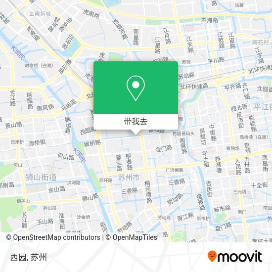 西园地图