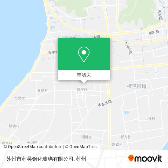 苏州市苏吴钢化玻璃有限公司地图