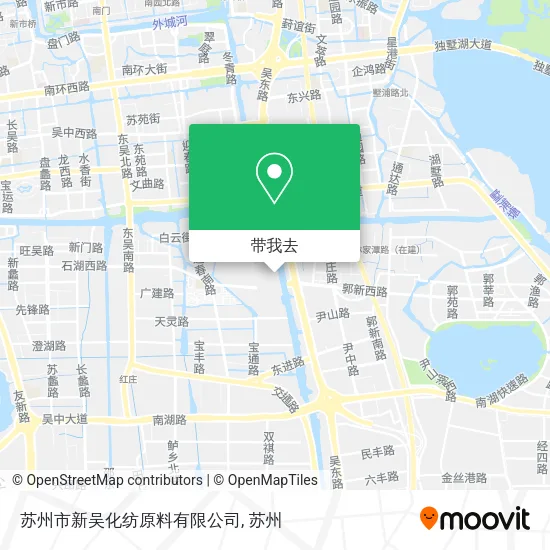 苏州市新吴化纺原料有限公司地图