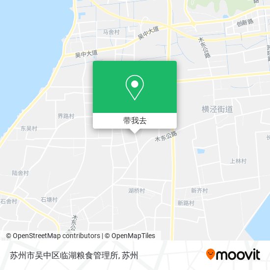 苏州市吴中区临湖粮食管理所地图