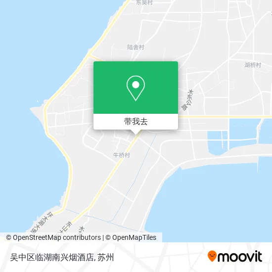 吴中区临湖南兴烟酒店地图