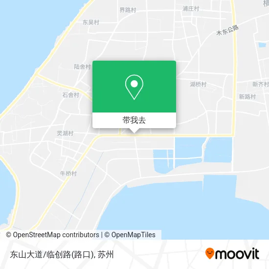 东山大道/临创路(路口)地图