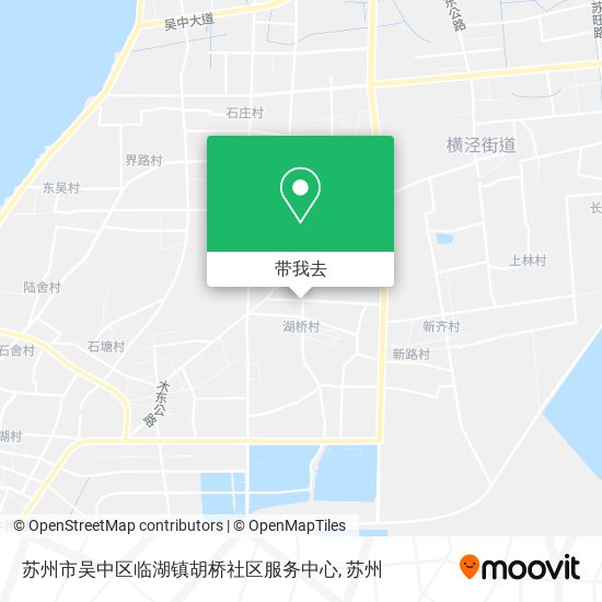 苏州市吴中区临湖镇胡桥社区服务中心地图